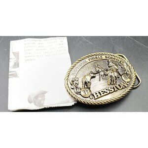 1980 Hesston National Finals Rodeo Belt Buckle Limited 6th Edition Collectible